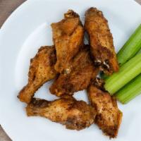 Cowboy Jack’S Wings · Happy hour. Oven baked and then fried crisp. Choose one flavor: hot, mild, bbq, teriyaki, bo...