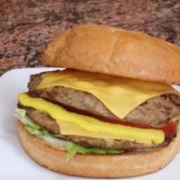 Double Cheeseburger (All Beef) · Charcoal Broiled Beef Angus Double CheeseBurger, Served with Ketchup, Mustard, Pickles, lett...