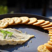 Cheese & Crackers · Whipped beer cheese & honey, Ritz sleeve. (Vegetarian) Pairs wonderfully with our Sweet- Spi...