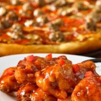 Wings & Pizza Deal · Large two-topping pizza and an order of award-winning wings!