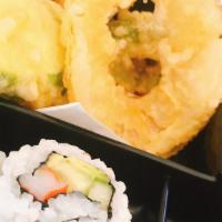 Tofu Veggie Teriyaki Bento Box · Comes with tempura sauce. Yum  sauce is not included in bento box entrees