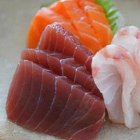 Sashimi Entree · (Choose 1 White rice or brown rice)
4 pcs Salmon sashimi, 4 pcs tuna sashimi, 4 pcs yellowta...