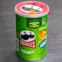 Pringles Sour Cream & Onion 2.3Oz · It’s a flavor combination that can’t be beat with an addicting taste you’ll be craving all t...