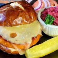 Fat Daddy · Our German style bologna! A thick slice of grilled Bahama Mama® served on a toasted pretzel ...