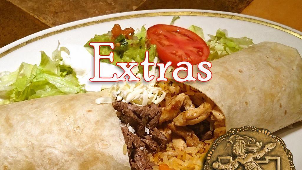Super Burrito Grilled · This is one big burrito. Choose between steak or chicken filled with your choice of black beans or refried beans, queso sauce and rice. Served with pico de gallo.