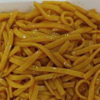 Plain Lo Mein · Plain yellow egg noodles with no meat or vegetables.