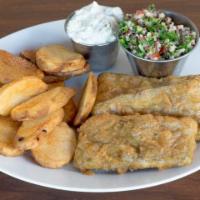 Seitan Tenders · Vegetarian, vegan. Lightly breaded, fried and served with your choice of honey mustard, bbq,...