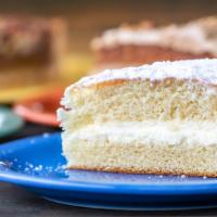 Lemon Italian Cream Cake · A winning combination of yellow cake layers filled with Italian lemon cream, made from real ...