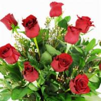 A Dozen Long Stem Red Ros · One dozen long stem red roses
