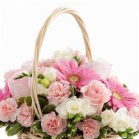 Designer Choice Basket   · Assorted flowers in a basket