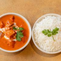 Chicken Tikka Masala · Boneless chicken breast marinated in yogurt, and cooked in special herbs & spices.