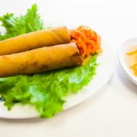 Egg Rolls - Pork(2) · Select 4 Rolls for $8.50  Served with fish sauce