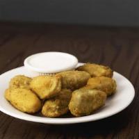 Jalapeno Poppers · Served with a side of Ranch dressing.