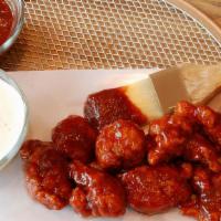 Boneless Wings · Rosati's boneless wings are tossed in your choice of Hot, BBQ, Sweet Red Chili or Garlic Par...