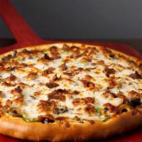 Rosati'S Monster · Sausage, pepperoni, ground beef, bacon, mushroom, onion, green pepper, black and green olive...