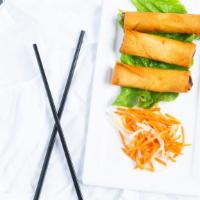 Egg Rolls · Chả giò. Deep-fried pork and shrimp egg rolls served with nuoc cham or sweet-and-sour sauce.