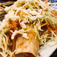  Flautas · Crispy-fried rolled corn tortillas filled with chicken tinga or carnitas topped with lime ci...