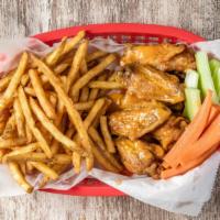 6 Wings Combo · Served with carrots or celery. Combo served with drink and fries. Fries may be substituted f...
