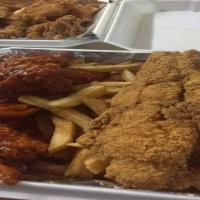 The Big Combo · Chicken, Fish & shrimp.and .side
