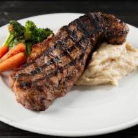 Creekstone N.Y. Strip · Creekstone Farms 12oz USDA Prime grade halal-certified strip steak, charbroiled and served w...