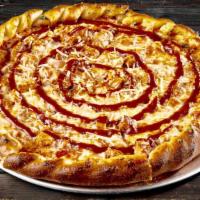 B.Q Chicken Pizza · Grilled Marinated chicken breast, onion, house marinara, and shredded mozzarella cheese, top...