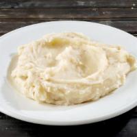 Mashed Potatoes · Idaho skinless potatoes, butter, cream, salt, and pepper.
