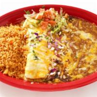Tijuana · One cheese enchilada with chili con carne and one fajita chicken enchilada with sour cream s...