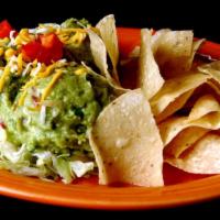 Homemade Guacamole · Made every day with 100 percent fresh Haas avocados.