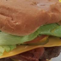 Ham Hoagie · Ham sandwich on a soft sub bun with oil vinegar lettuce tomato pickle onion mild peppers and...