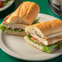 Chicken Breast Sandwich · Our famous char-grilled seasoned breast of chicken, tender and juicy on a choice of bun, pit...