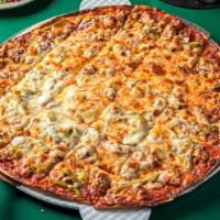 Michael'S Original Special Pizza · Sausage, mushroom, green pepper, and onion may substitute one similar topping.