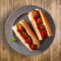 Meatball Sub Mania · Sandwich made from meatball, marinara, provolone, and cheddar cheese.