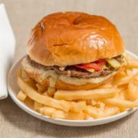 1/4 Lbs Hamburger With Fries · 