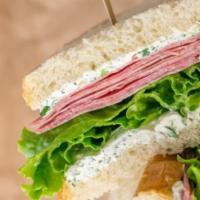 Salami Sandwich · Expertly sliced salami (6oz), on your choice of bread with your choice of toppings.