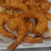 Medium  Shrimp · with fries
hot sauce & mild sauce