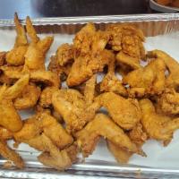 Party Wings (50 Pc) · BBQ , Honey ,and Buffalo