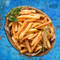 Loco Fries · Shoestring fries with a little skin.