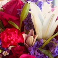 Flowers Of The Day · An Assortment of mix  flowers of the day. In a beautiful vase.