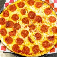 Perfect Pepperoni From Pluto · Our special pizza sauce, countless slices of pepperoni, and our unique special-cheese blend ...