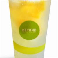 Infused Lemonade · A refreshing infused lemonade, topped with your choice of real fruit.