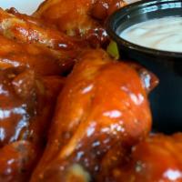 Casa Wings 12Pc · Bone in Chicken Wings, your choice of plain, bbq, buffalo, cajun dry rub. Served with a side...