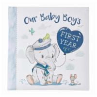 Baby Boy'S First Year Memory Book · 