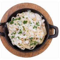 Chicken Alfredo · Fettuccine Noodles with our house made Alfredo and oven roasted boar's head chicken breast s...