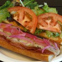 Italian Sub · Popular: a top-rated menu item. Salami and pepperoni under provolone with red onions, tomato...