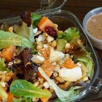 Sweet Potato Salad (Full) · Vegetarian: Containing no animal meat. Sweet potatoes, blue cheese, cranberries, walnuts, gr...