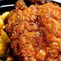 Chicken Breast Dinner · Breaded Chicken Breast with Choice 2 Sides
