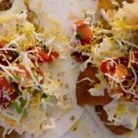 Soul Fish Taco Meal · Tilapia, soul seasoning, mayo-based slaw, shredded cheese, pico de gallo, spicy ranch sauce,...