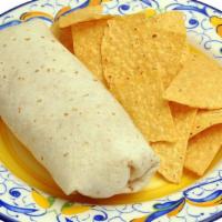 Burritos · Large flour tortilla 12