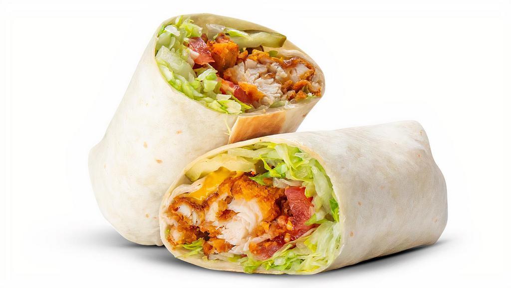 Original Chicken Wrap · Grilled or crispy. American cheese, lettuce, tomato, pickles, and mayo.
