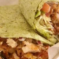 Cbr Wrap · Locally sourced chicken, bacon, and ranch all wrapped up in our spinach tortilla with shredd...